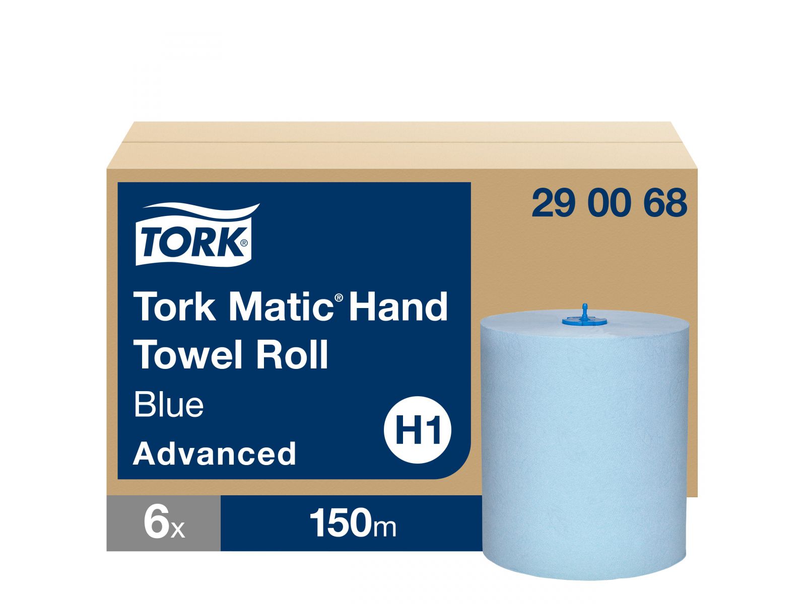 Ręcznik Matic Tork H1 290068 Soft Blue 150m x6